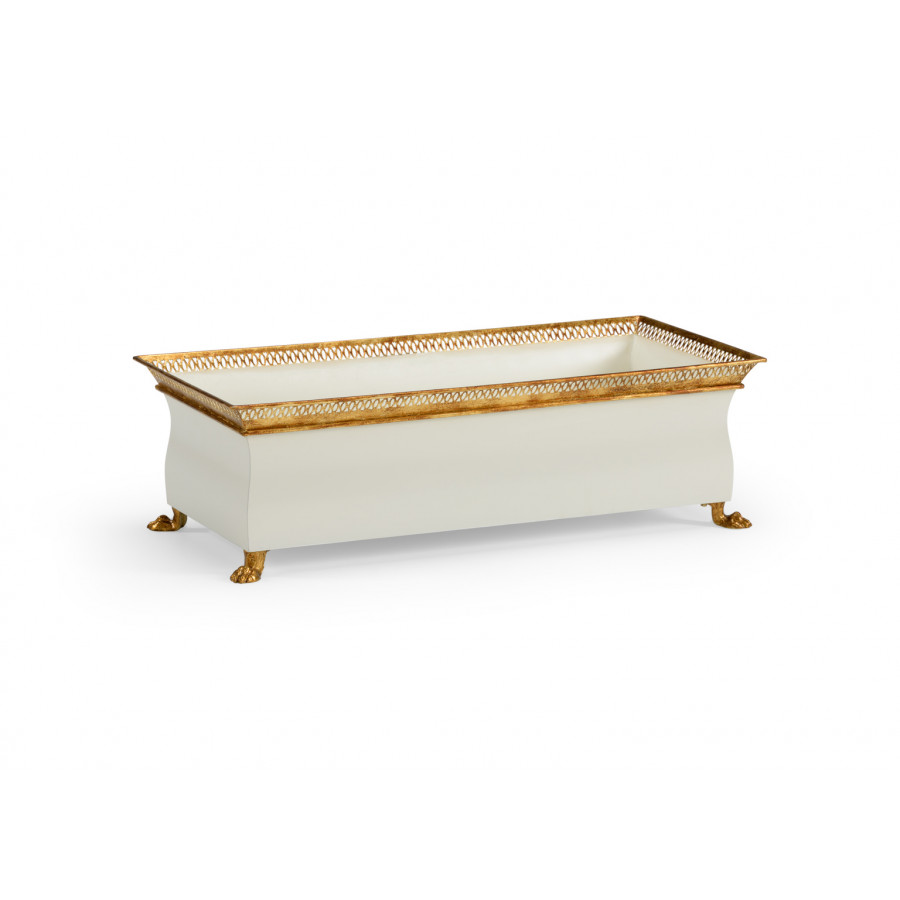 Chelsea House French Tole Planter - Cream