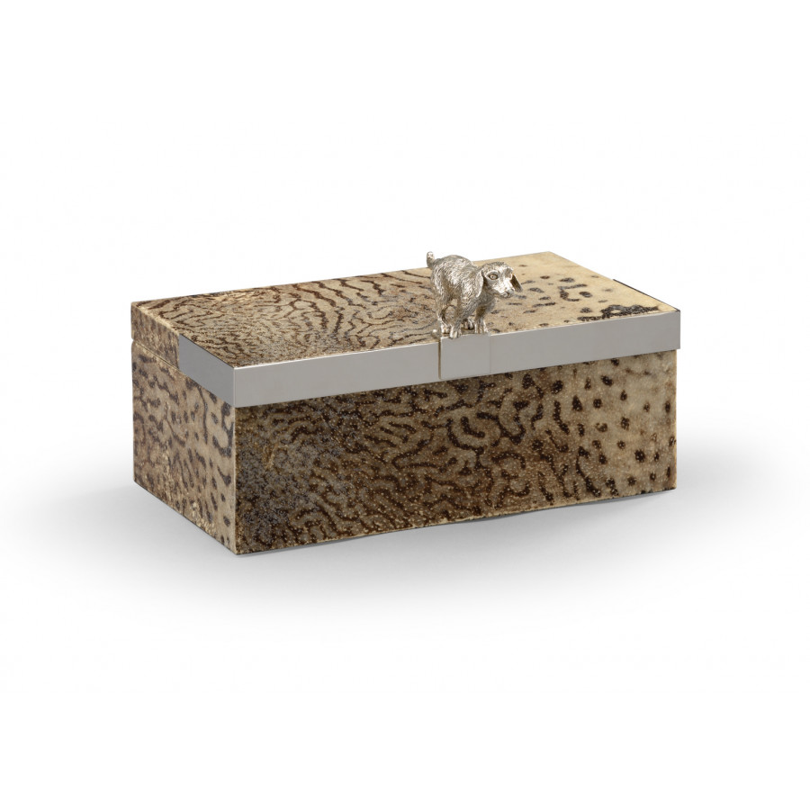 Chelsea House - Duke Box in Natural/Silver Plated
