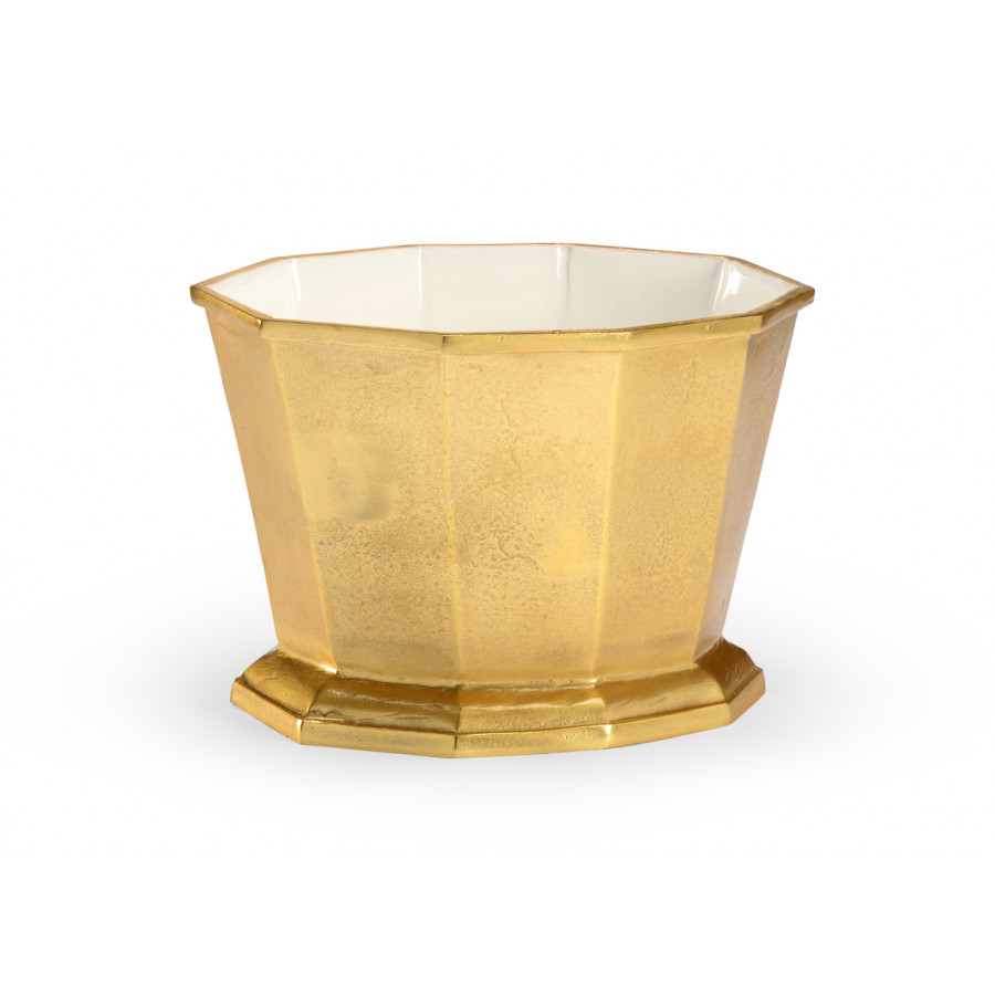 Chelsea House - Glitz Ice Bucket in Metallic Gold