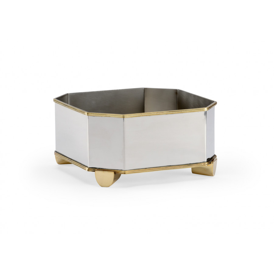 Chelsea House - Kensington Planter in Nickel/Polished