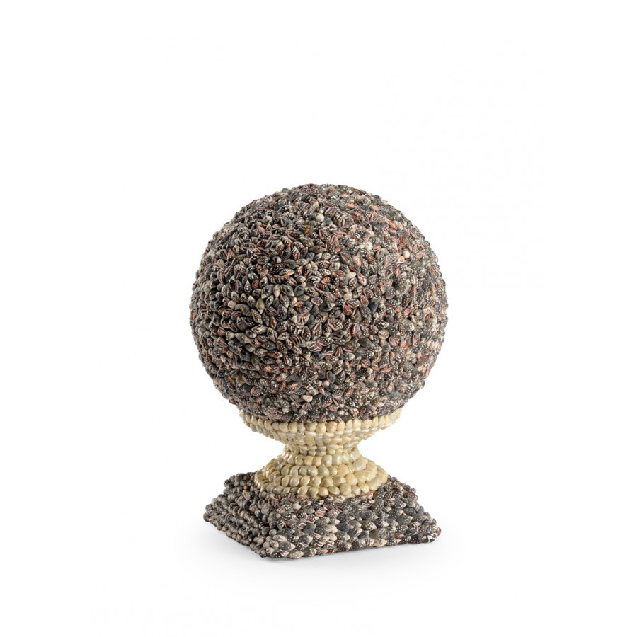 Chelsea House - Multicolor Shell Finial in Natural Nassa/Umbonium