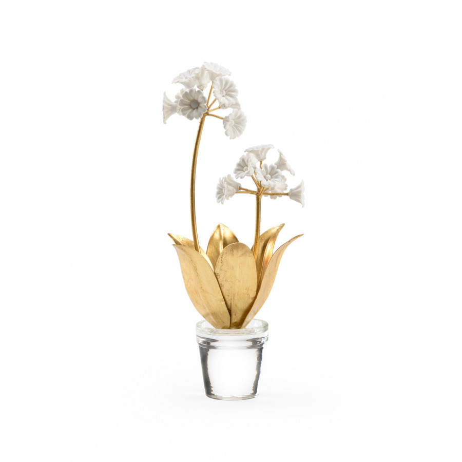 Chelsea House - Auricula in Clear/Antique Gold