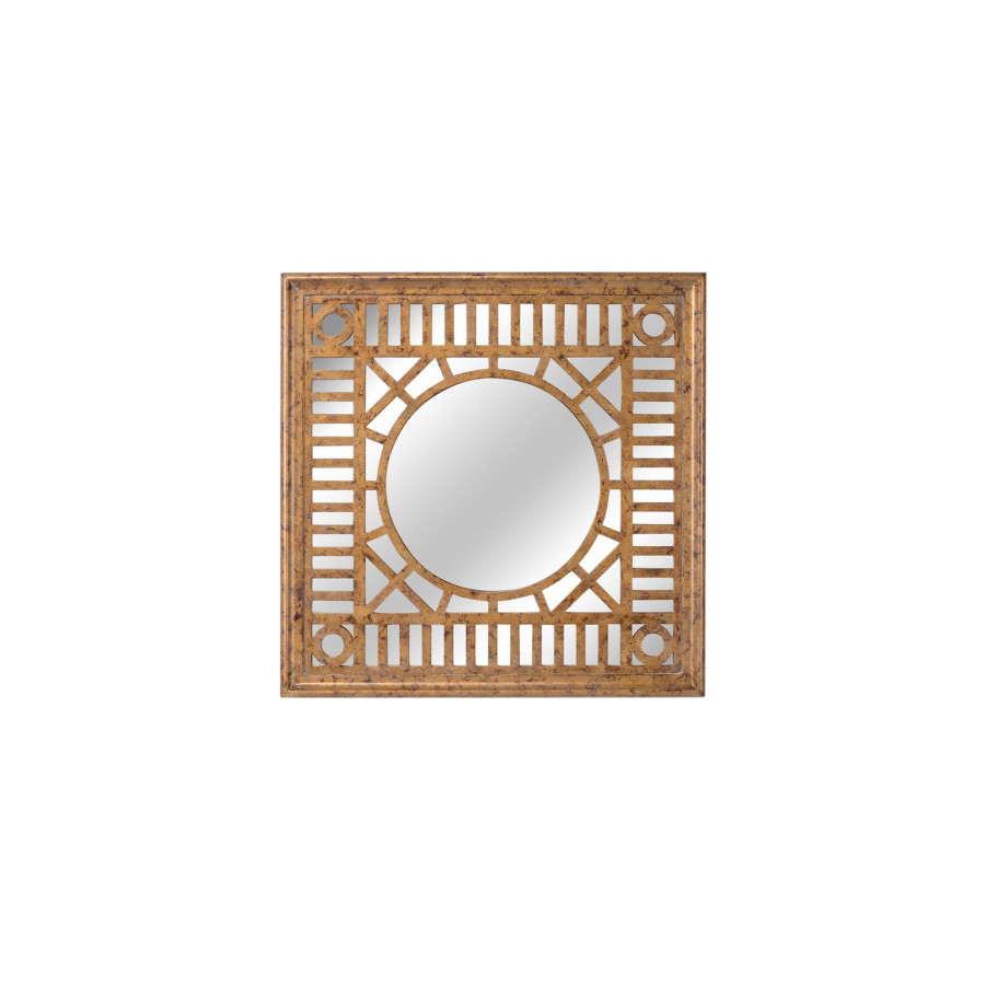 Chelsea House - Fret Mirror in Gold