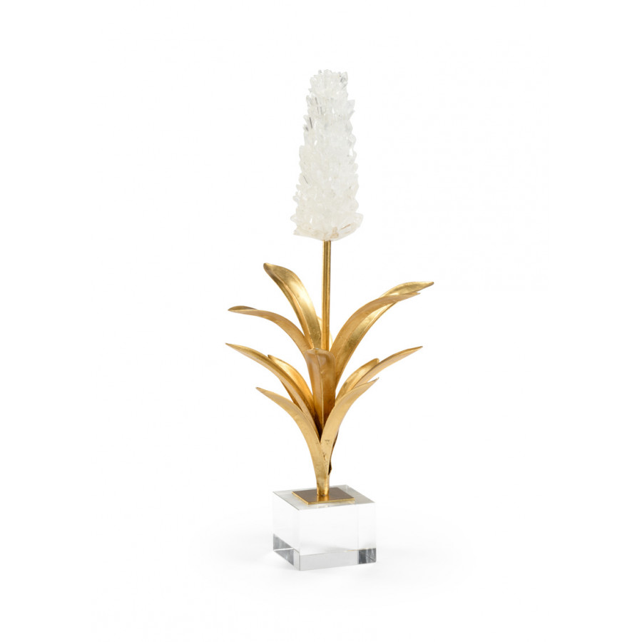 Chelsea House - Hyacinth in Natural/Antique Gold Leaf