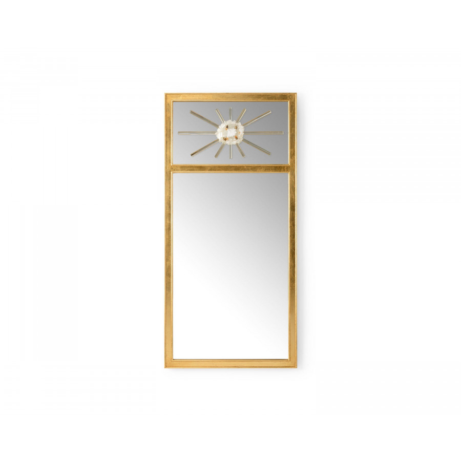 Chelsea House - Crystal Trumeau Mirror in Antique/Clear
