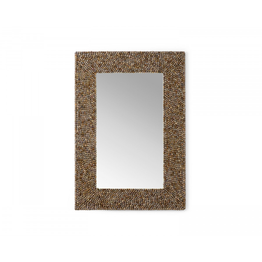 Chelsea House - Dark Shell Mirror in Nerita Shells/Plain