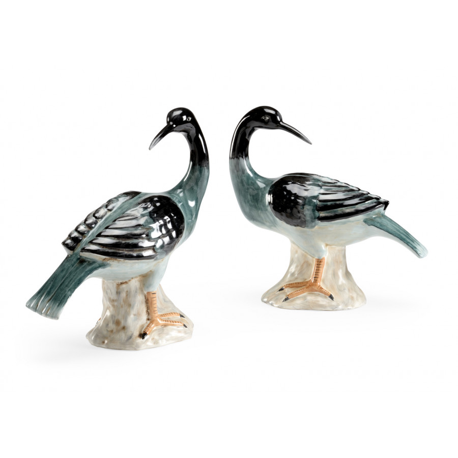 Chelsea House Loon Sculptures (Pr) - Green