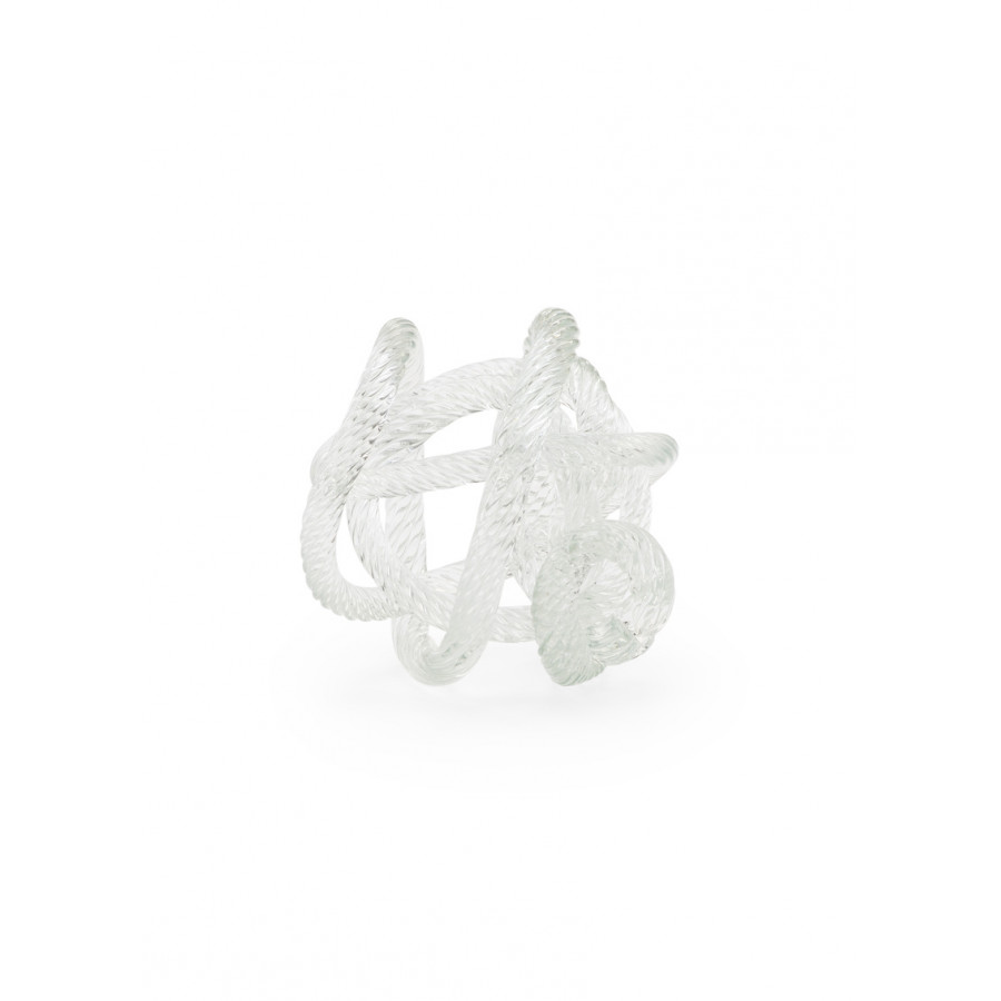 Chelsea House - Glass Love Knot in Clear
