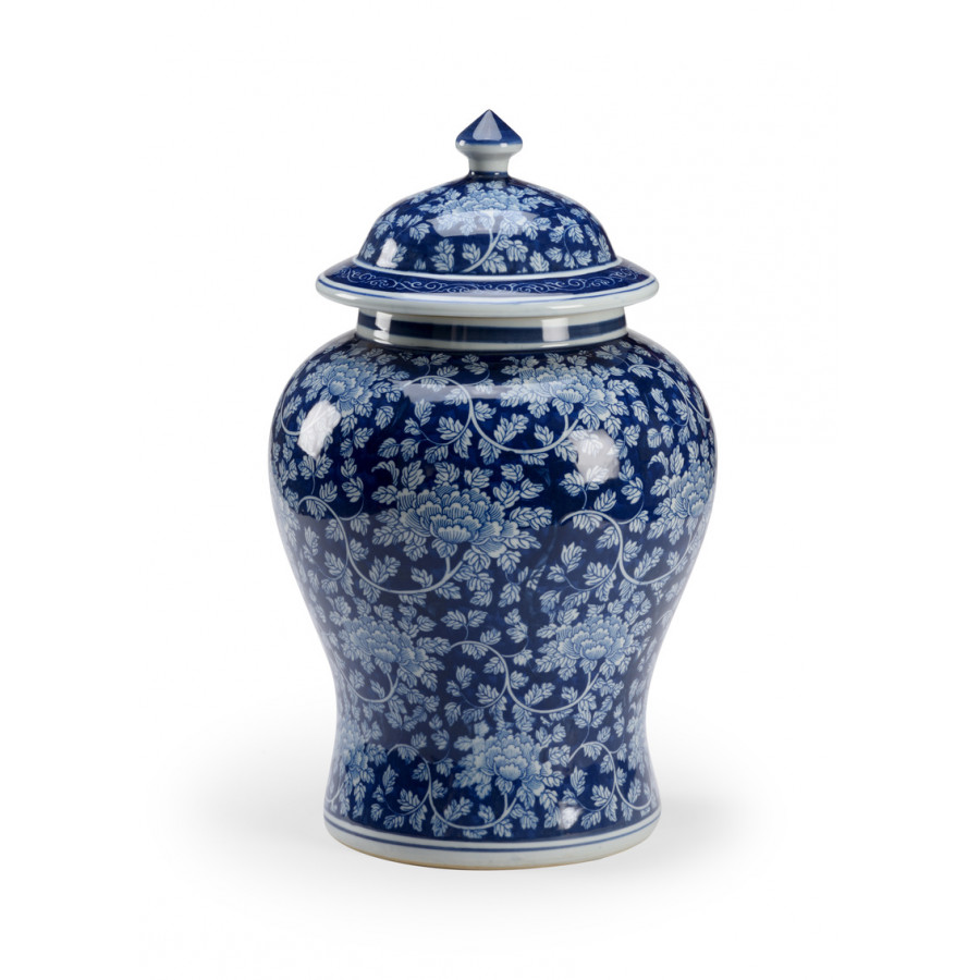 Chelsea House - Medium Clark Vase in Blue/White