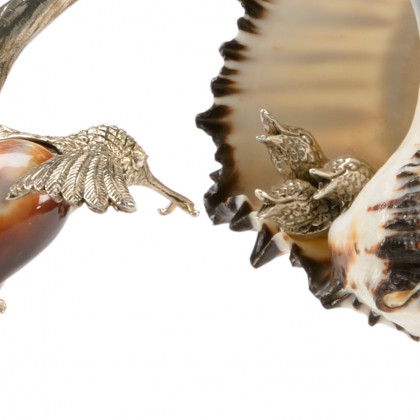 Chelsea House - Hummingbird in Natural/Antique/Black