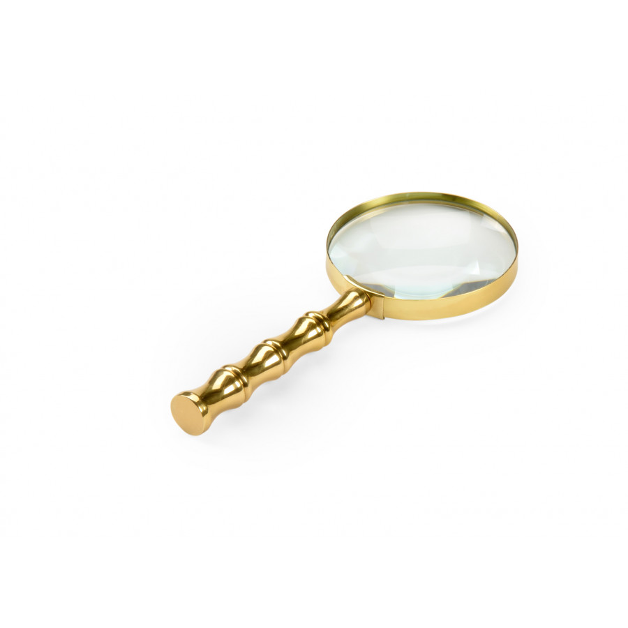 Chelsea House - Bamboo Magnifier in Antique Brass