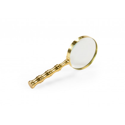 Chelsea House - Bamboo Magnifier in Antique Brass