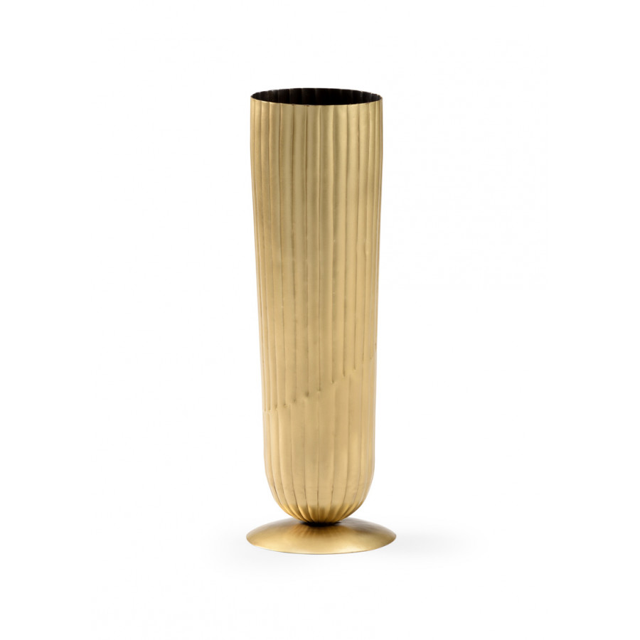 Chelsea House - Shifting Lines Vase in Gold