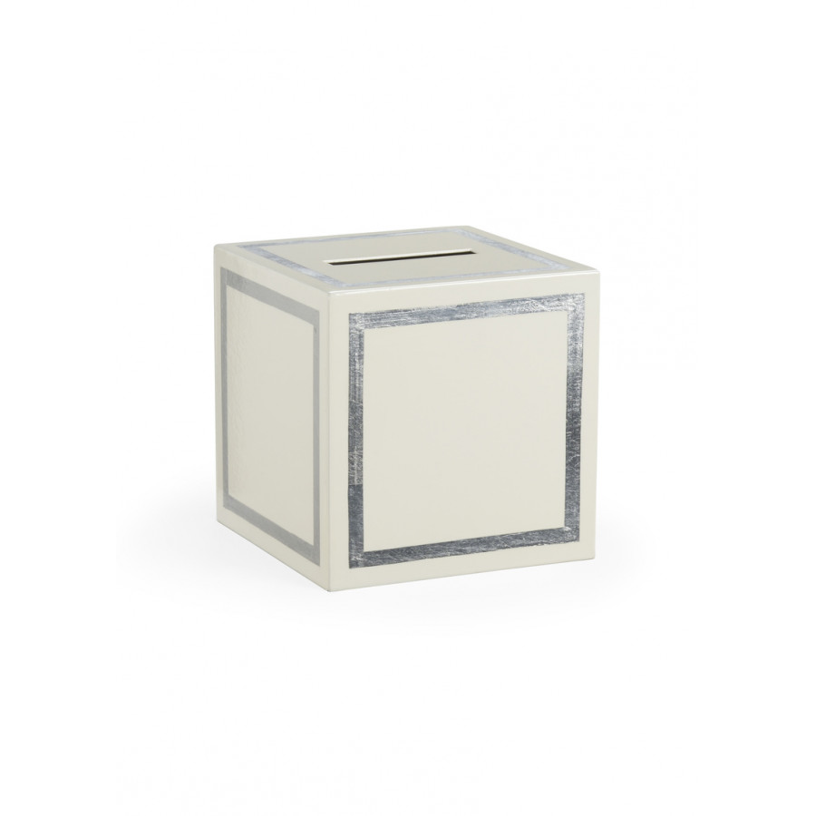 Chelsea House Ibiza Tissue Box - Silver