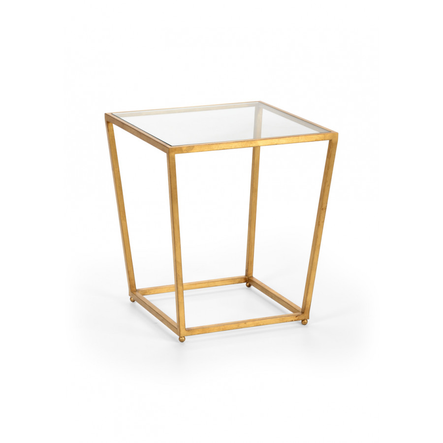 Chelsea House Cubist Table - Gold