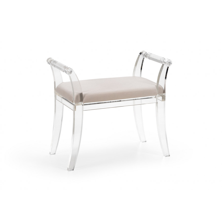 Chelsea House - Neoclassic Acrylic Bench