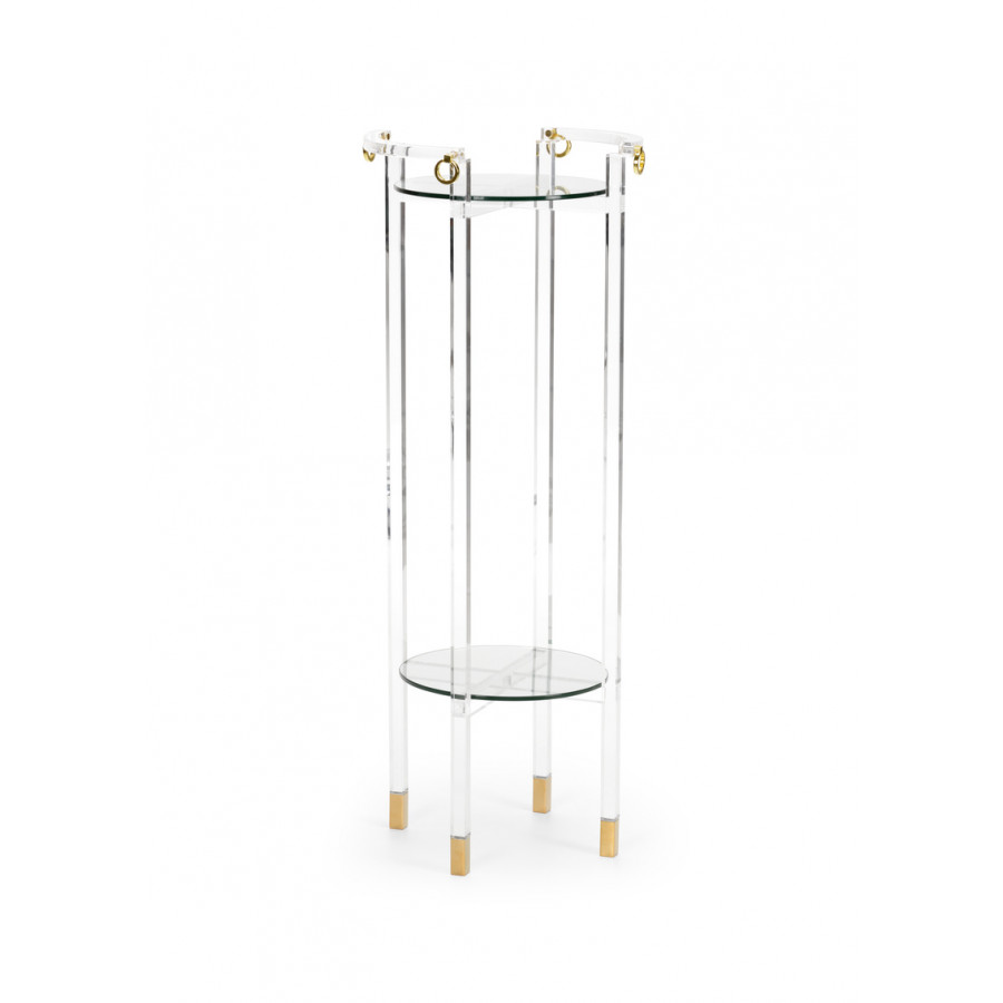 Chelsea House - Milton Pedestal in Clear