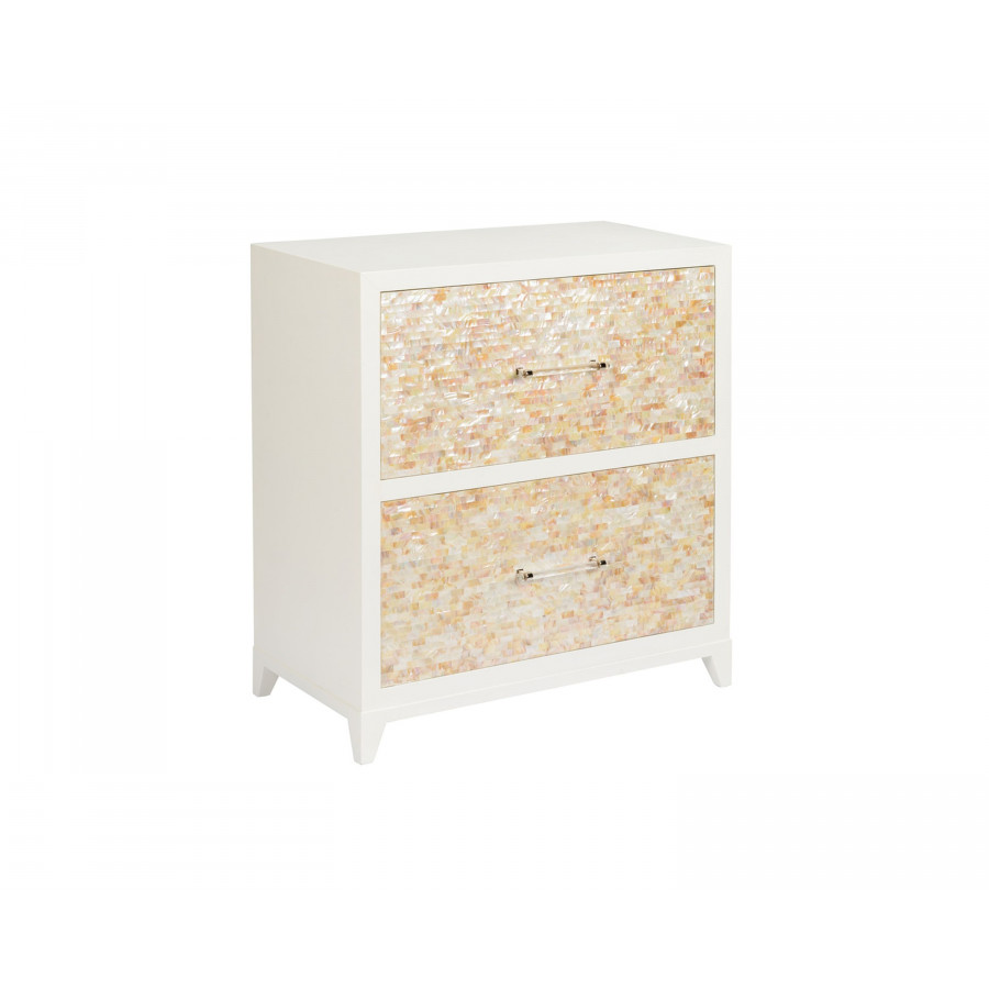 Chelsea House - Mother Of Pearl Chest in Cream/Natural