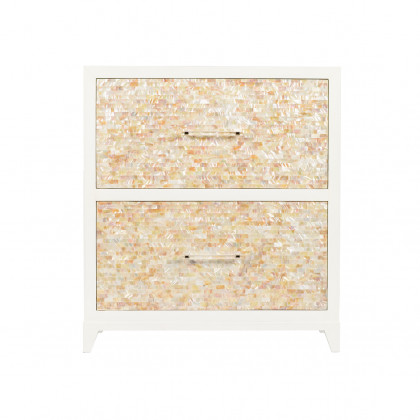 Chelsea House - Mother Of Pearl Chest in Cream/Natural