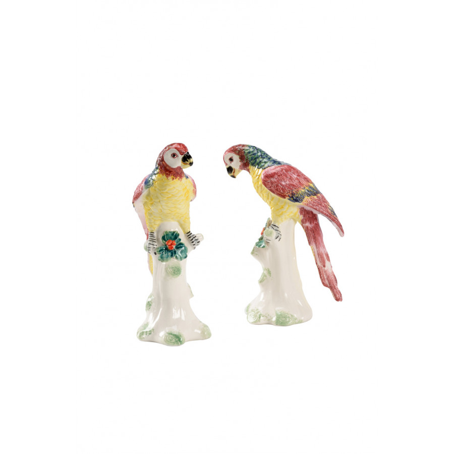 Chelsea House - Small Amazon Parrots (Pr) in Hand Painted