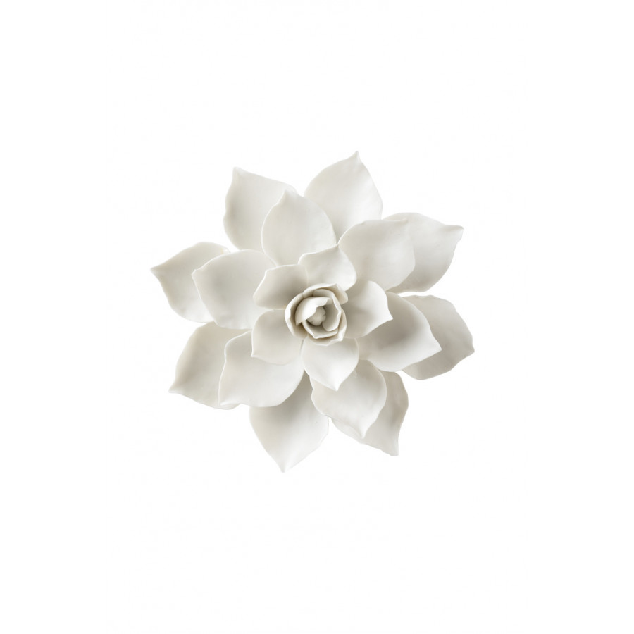 Chelsea House - Magnolia Wall Flower in Matte White