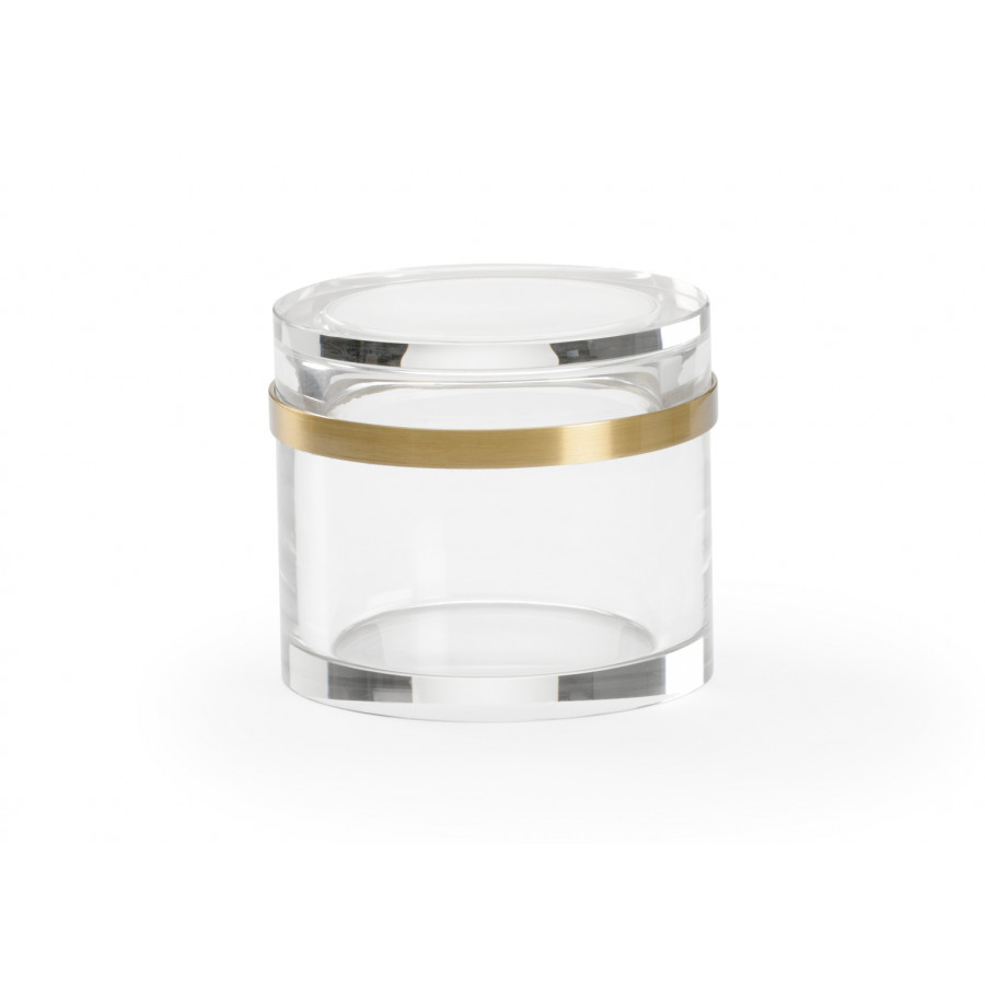 Chelsea House Crystal Round Jewel Box - Clear