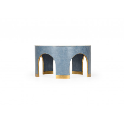 Chelsea House Aqueduct Cocktail Table - Blue