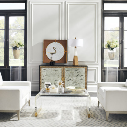 Chelsea House - Orrell Mirror in Walnut/Antique Gold