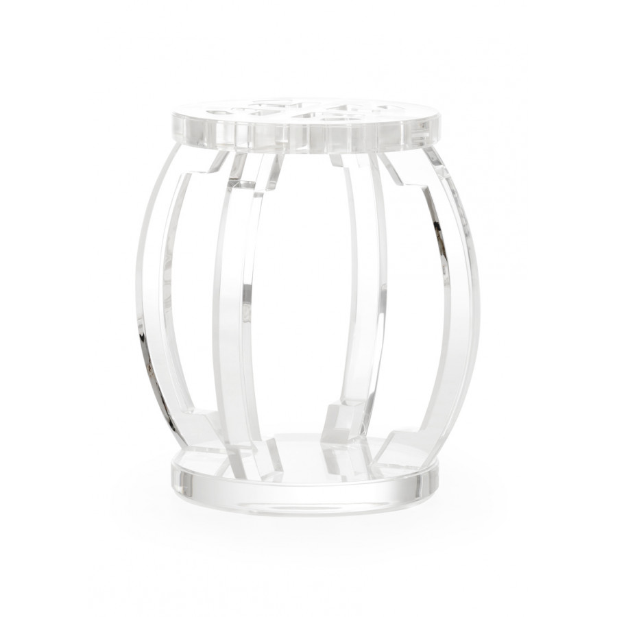 Chelsea House Lucite Garden Stool - Clear