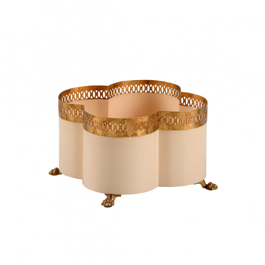 Chelsea House Tracery Cachepot - Coral, Small