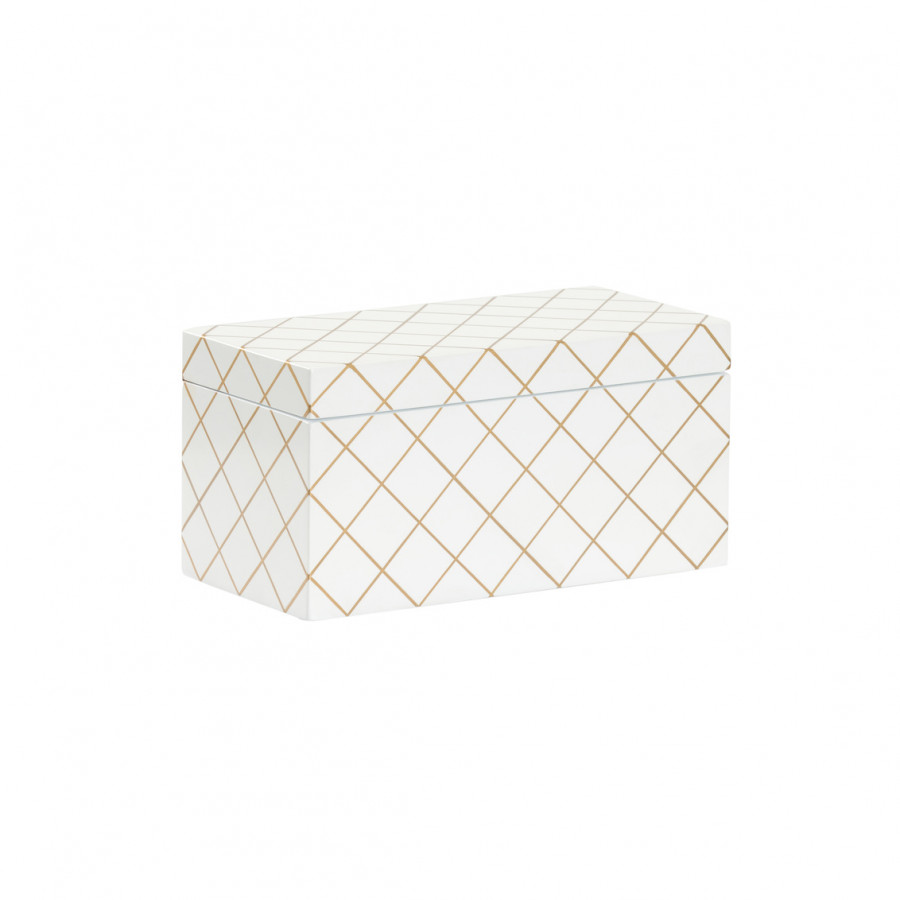 Chelsea House - Diamond Box in White
