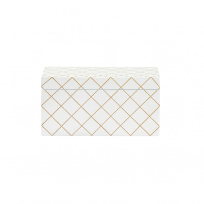 Chelsea House - Diamond Box in White