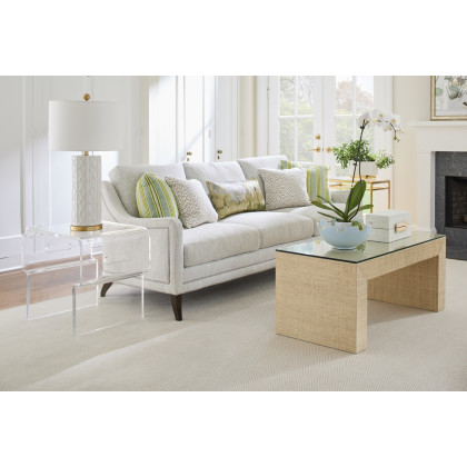 Chelsea House - Jamila Coffee Table in Glass