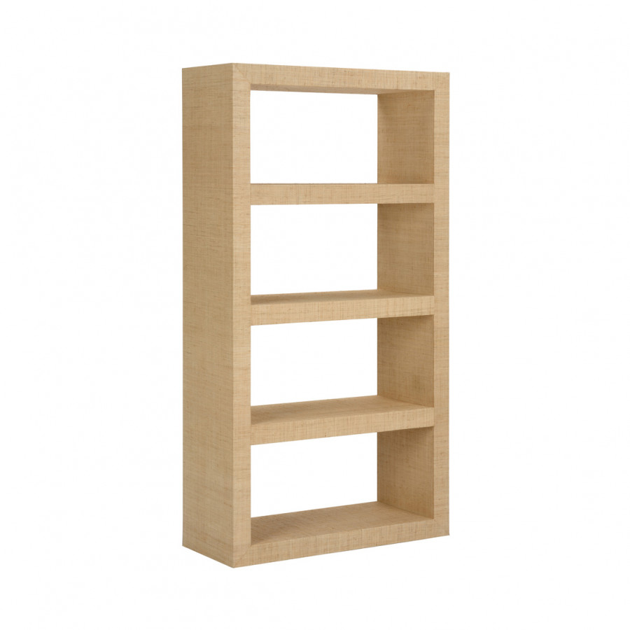 Chelsea House - Raffia Book Shelves in Cream