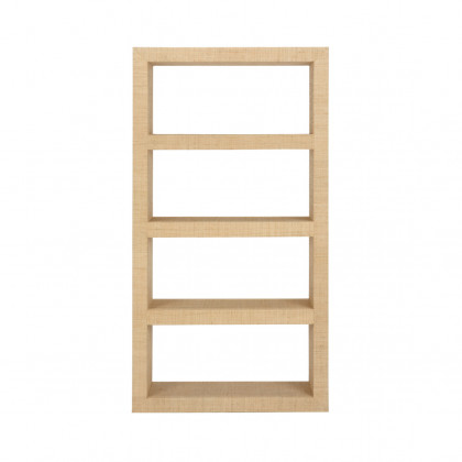 Chelsea House - Raffia Book Shelves in Cream