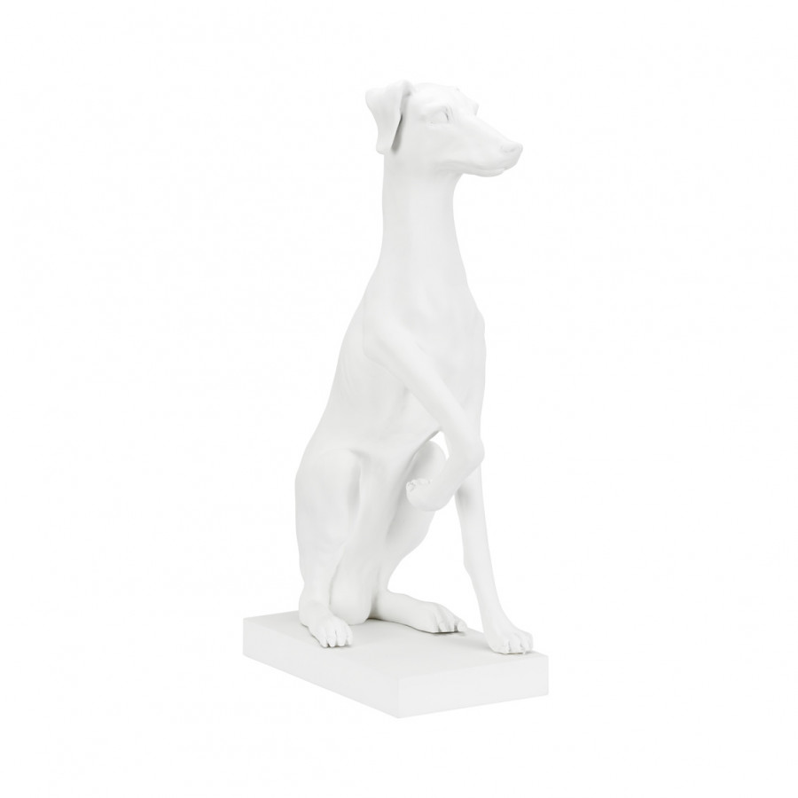 Chelsea House Grayhound Sculpture - White