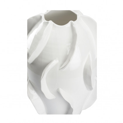 Chelsea House - Shard Vase in Glossy White