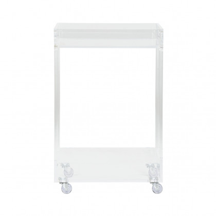 Chelsea House - Bertie Bar Cart in Clear