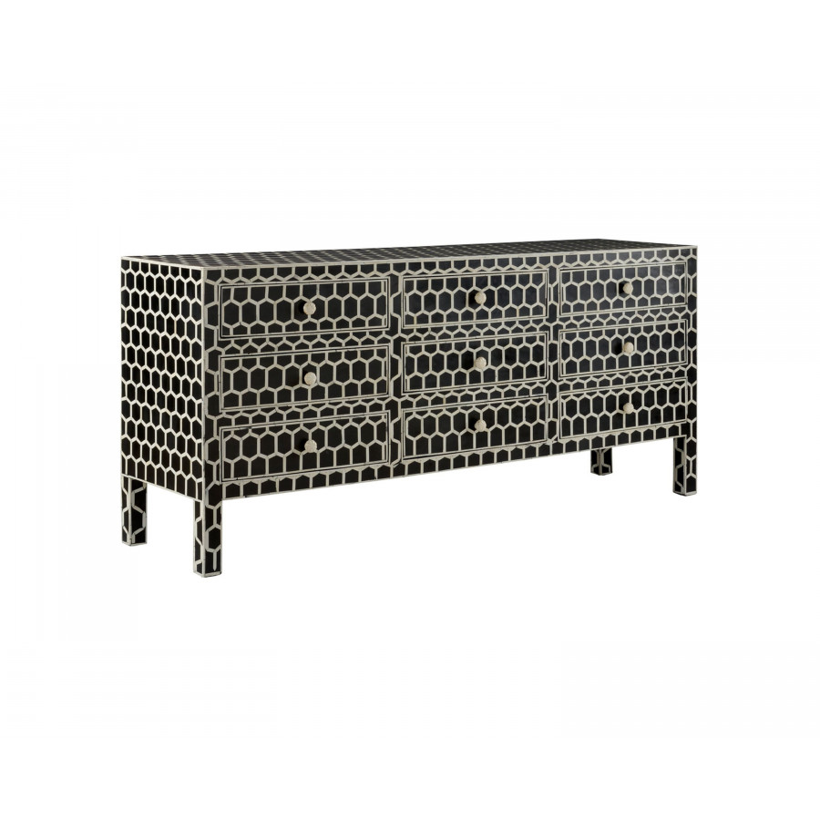 Chelsea House - Raymond Chest in Black/White