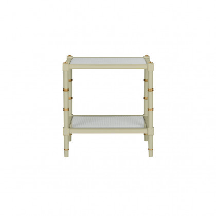 Chelsea House Conner Cane End Table - Green