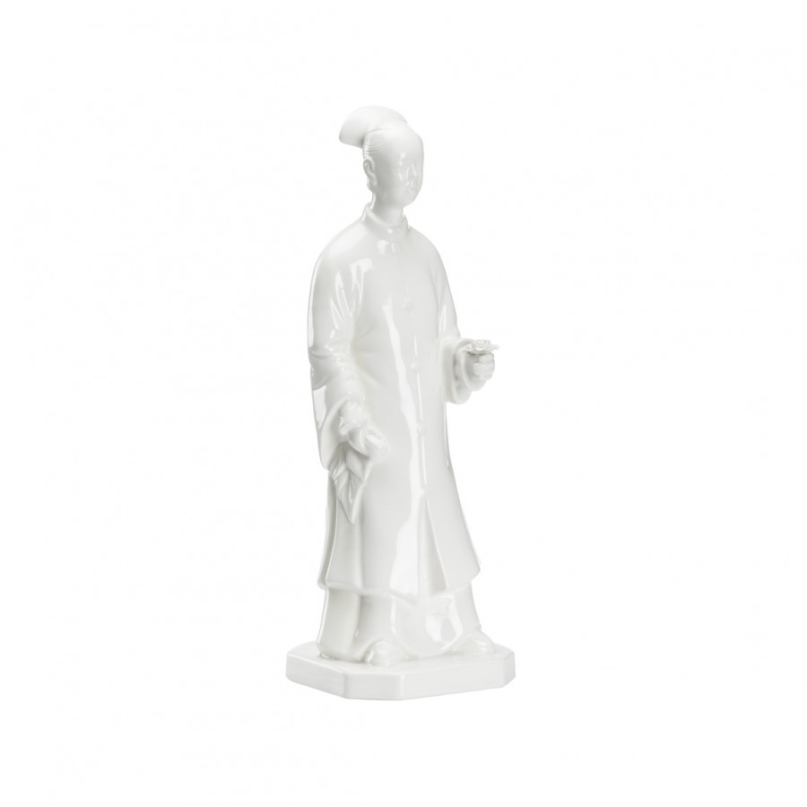 Chelsea House - Chinese Woman Figurine in White