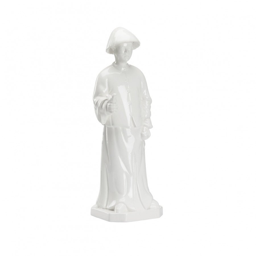 Chelsea House - Chinese Man Figurine in White