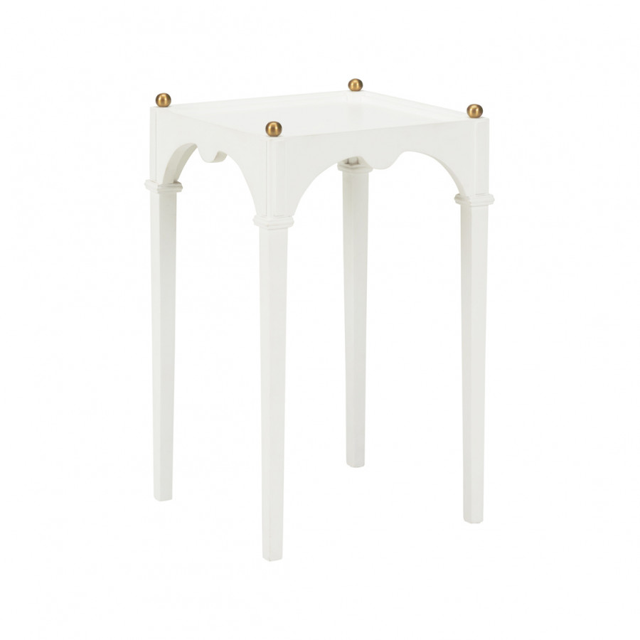 Chelsea House Kent Drink Table - White
