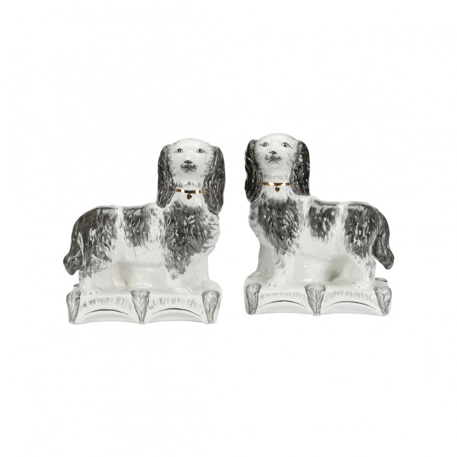 Chelsea House - Staffordshire Spaniel (Pr) in Black/White