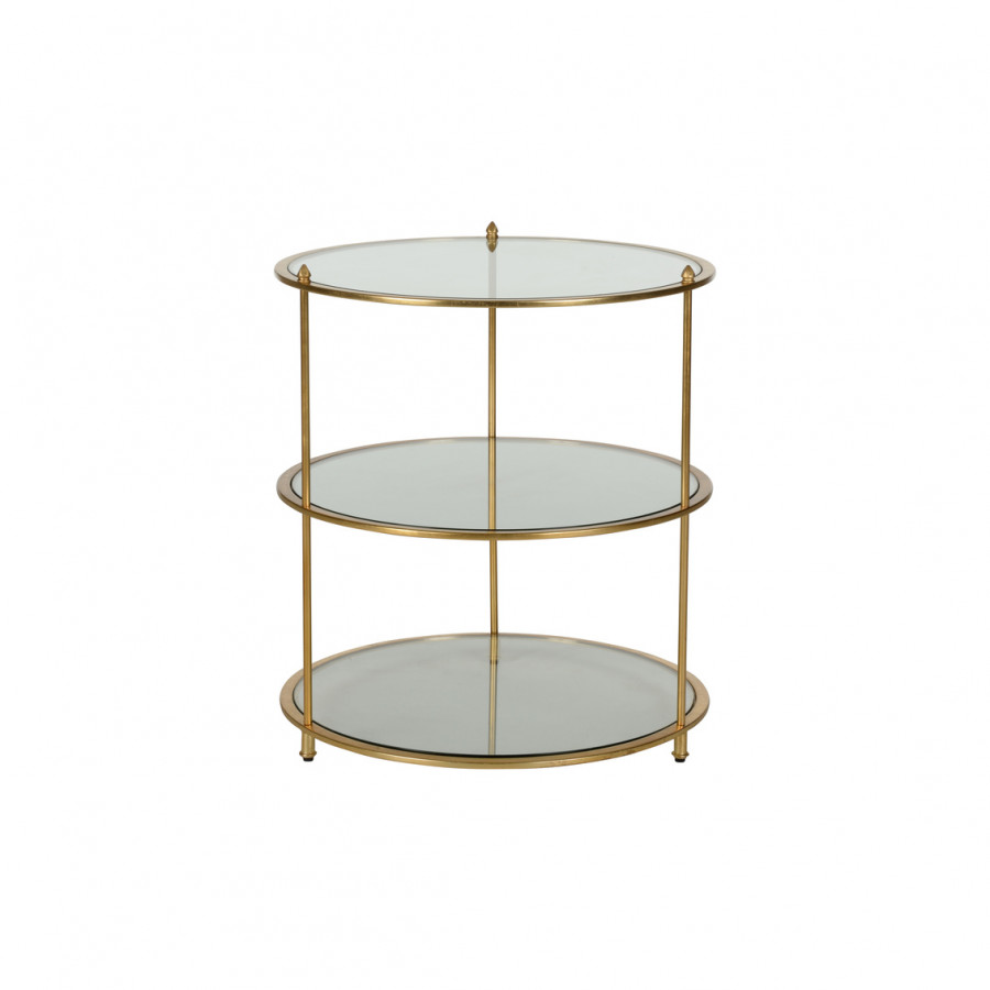 Chelsea House - Regal Side Table in Gold Leaf
