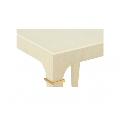 Chelsea House - Mylene Side Table in Cream/Gold/Clear