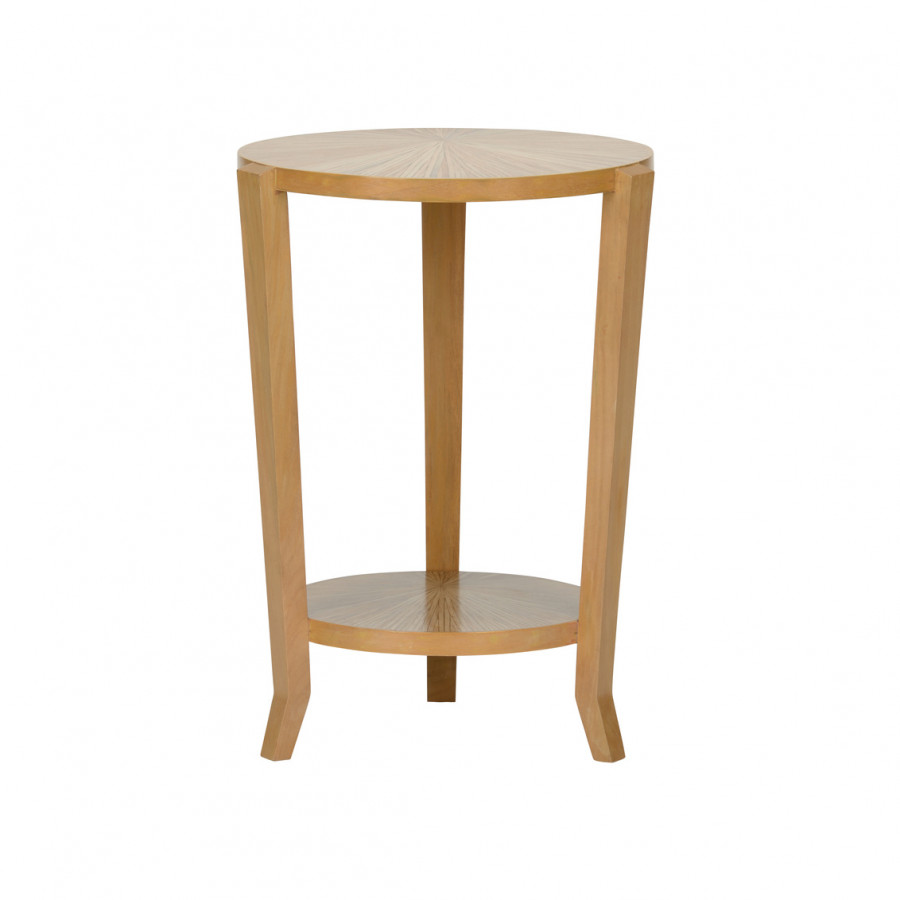 Chelsea House - Pasha Side Table witn Two Tier in Natural Brown