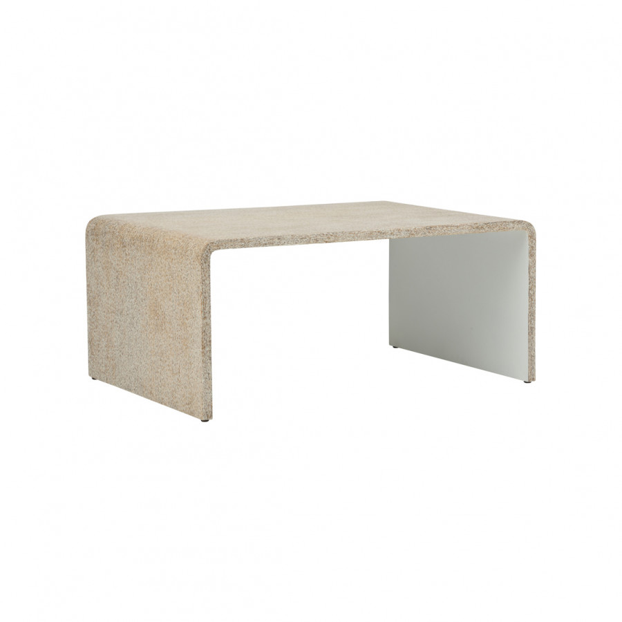 Chelsea House - Maybelle Waterfall Table in Alpine White