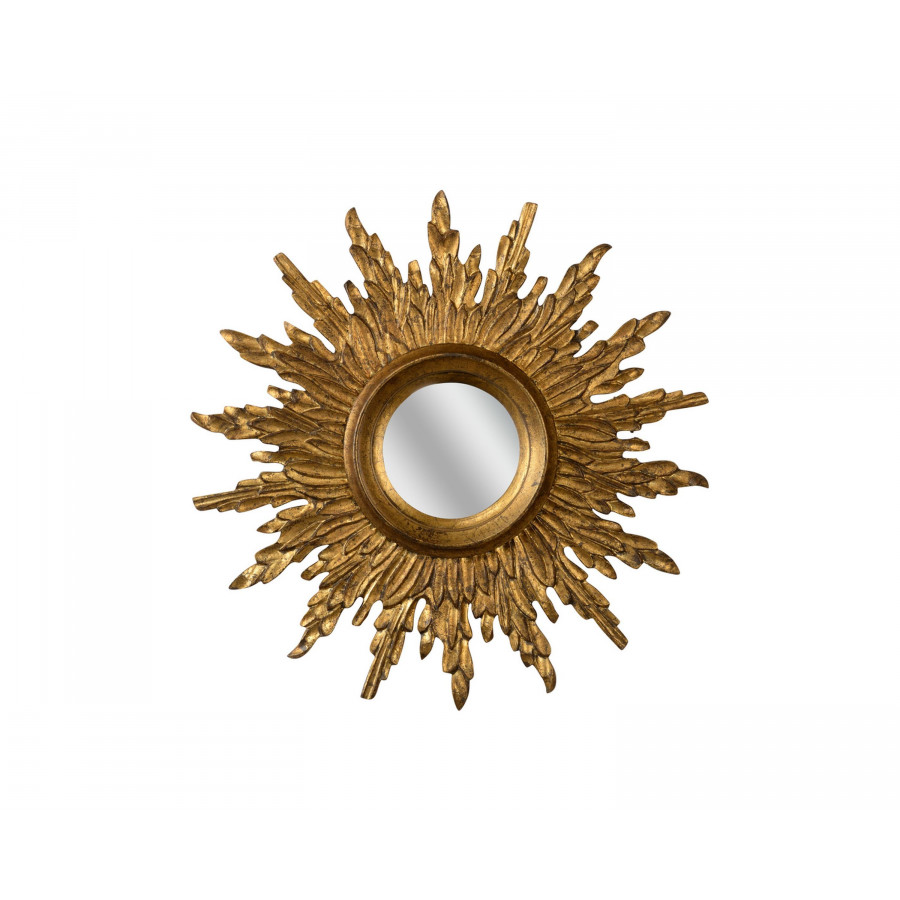 Chelsea House - Sunbeam Mirror in Antique Gold/Clear