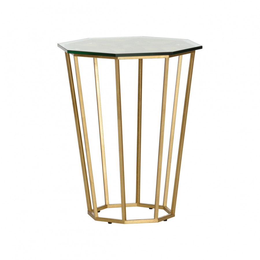 Chelsea House - Ursa Side Table in Antique Gold